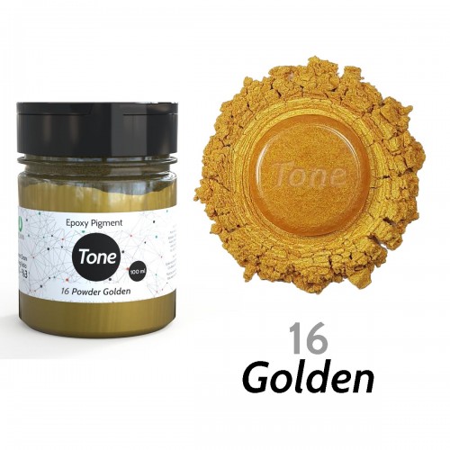 Tone Powder Golden Epoksi Toz Sedef Renk Pigmenti 100 ml